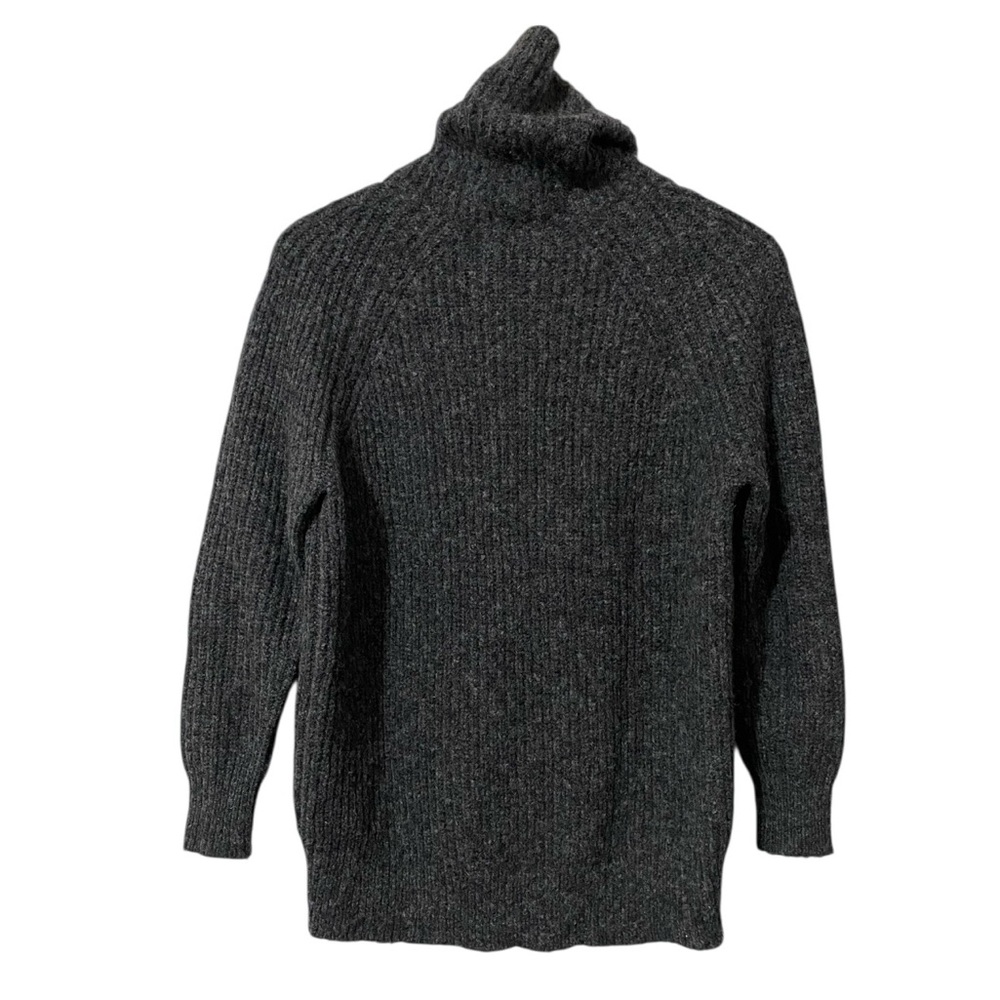 Nili Lotan OVERSIZE Douglass Women’s Sweater Charcoal Gray PTP 22’ XS NWOT - Picture 6 of 8